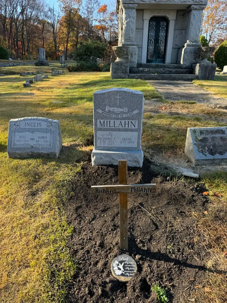 Granite Slant Headstone hand-carved by Slant Memorials in NJ — image 8